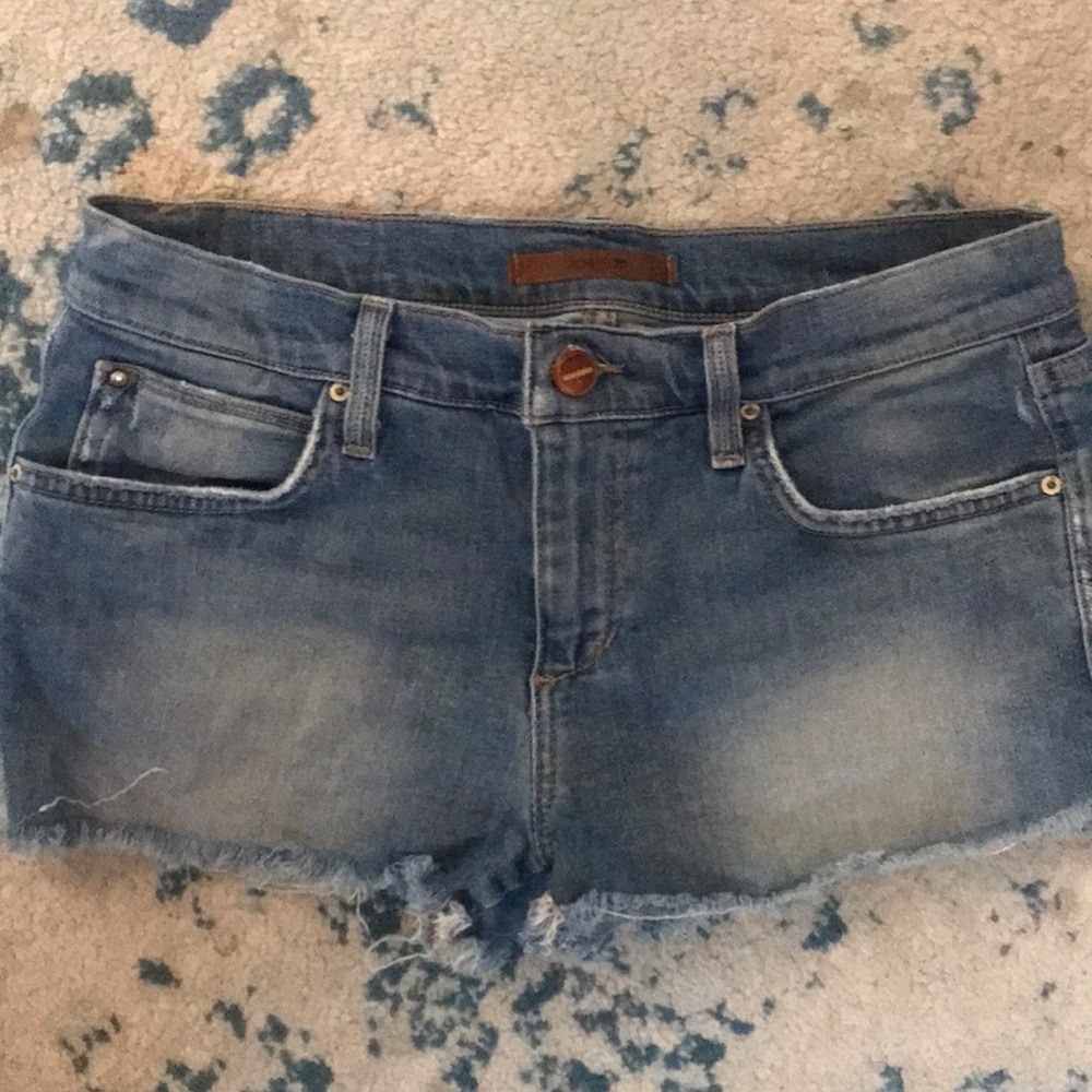 Joes distressed jean shorts